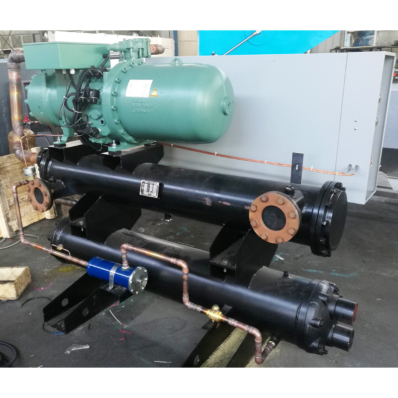 Enfriador refrigerado por agua con compresor de tornillo